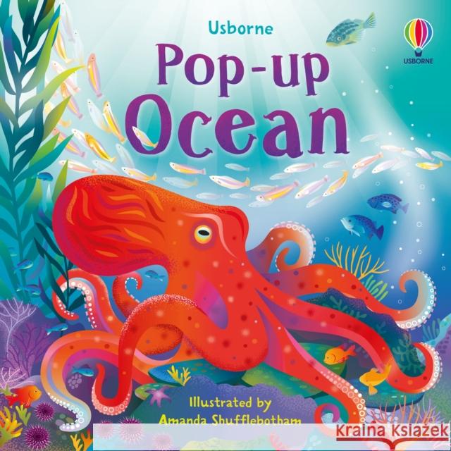 Pop-up Ocean Lizzie Cope 9781805072942 Usborne Publishing Ltd - książka