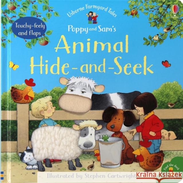 Poppy and Sam's Animal Hide-and-Seek Stephen Cartwright 9780746055755 Usborne Publishing Ltd - książka