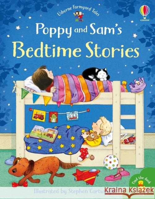 Poppy and Sam's Bedtime Stories Lesley Sims 9781474962605 Usborne Publishing Ltd - książka