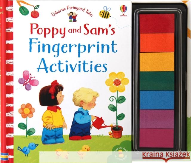 Poppy and Sam's Fingerprint Activities Taplin, Sam 9781474952712 Usborne Publishing Ltd - książka