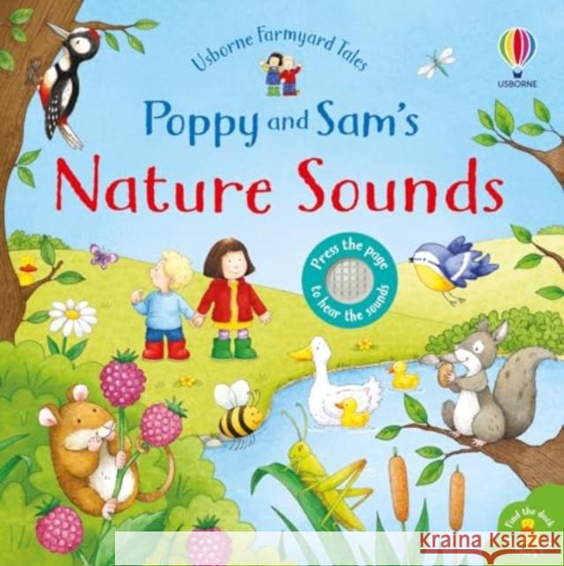 Poppy and Sam's Nature Sounds Sam Taplin 9781805314608 Usborne Publishing Ltd - książka