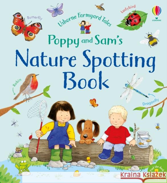 Poppy and Sam's Nature Spotting Book Sam Taplin Simon Taylor-Kielty  9781474962544 Usborne Publishing Ltd - książka