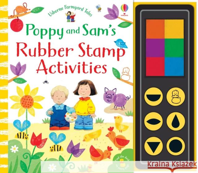 Poppy and Sam's Rubber Stamp Activities Sam Taplin 9781474952705 Usborne Publishing Ltd - książka