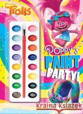 Poppy's Paint Party! (DreamWorks Trolls) Golden Books                             Golden Books 9781984850607 Golden Books - książka