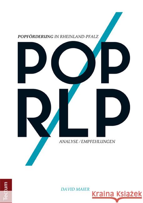 POP/RLP Maier, David 9783828833890 Tectum-Verlag - książka