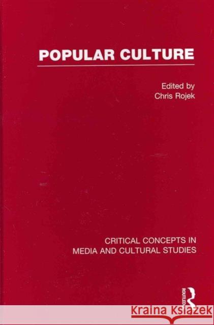 Popular Culture Chris Rojek 9780415577045 Routledge - książka