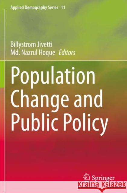 Population Change and Public Policy  9783030570712 Springer International Publishing - książka