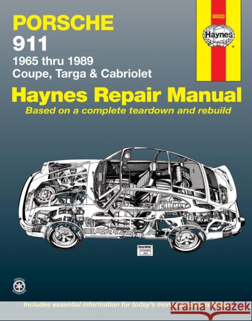 Porsche 911, 1965-1989 J. H. Haynes Peter G. Strasman 9781850106982 Haynes Publications - książka
