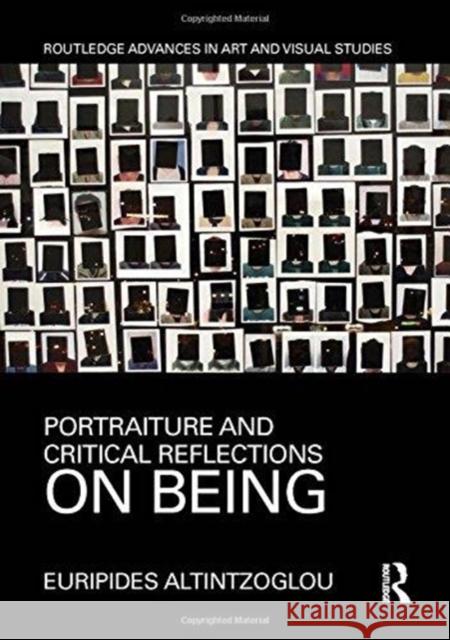 Portraiture and Critical Reflections on Being Euripides Altintzoglou 9781138580602 Routledge - książka