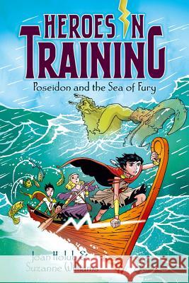 Poseidon and the Sea of Fury Joan Holub Suzanne Williams Craig Phillips 9781442452657 Aladdin Paperbacks - książka