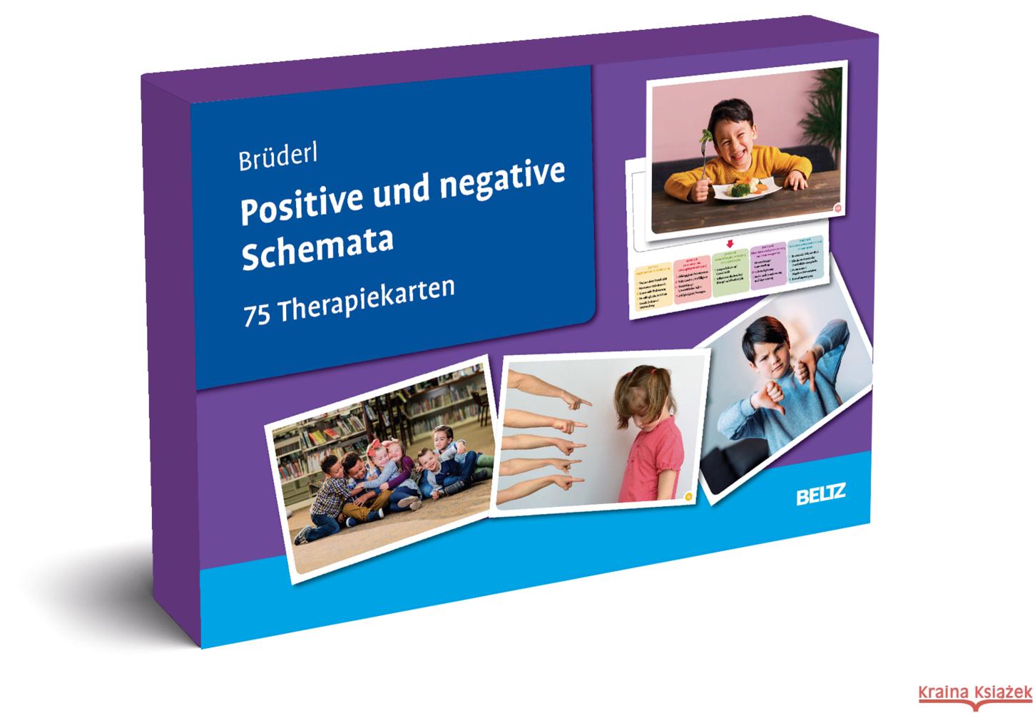 Positive und negative Schemata, 75 Therapiekarten Brüderl, Leokadia 4019172100360 Beltz - książka