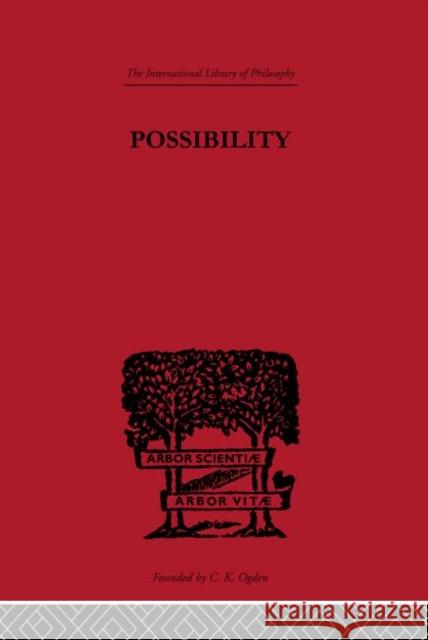 Possibility Scott Buchanan 9780415225595 Routledge - książka