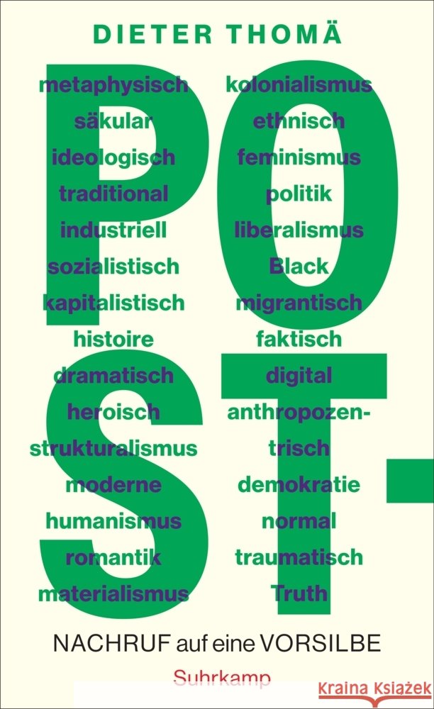 Post- Thomä, Dieter 9783518588307 Suhrkamp - książka