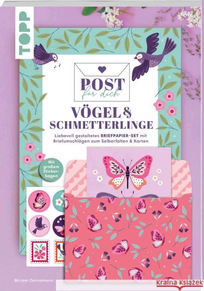 Post für dich. Vögel & Schmetterlinge Dornemann, Miriam 9783735853257 Frech - książka