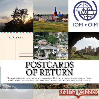 Postcards of Return International Organization for M Norway Arbresha Dula Joost Van Der Aalst 9781501052972 Createspace - książka