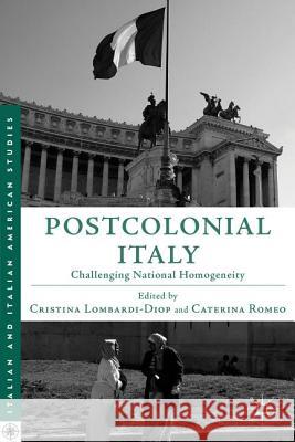 Postcolonial Italy: Challenging National Homogeneity Lombardi-Diop, Cristina 9781137281456 Palgrave MacMillan - książka