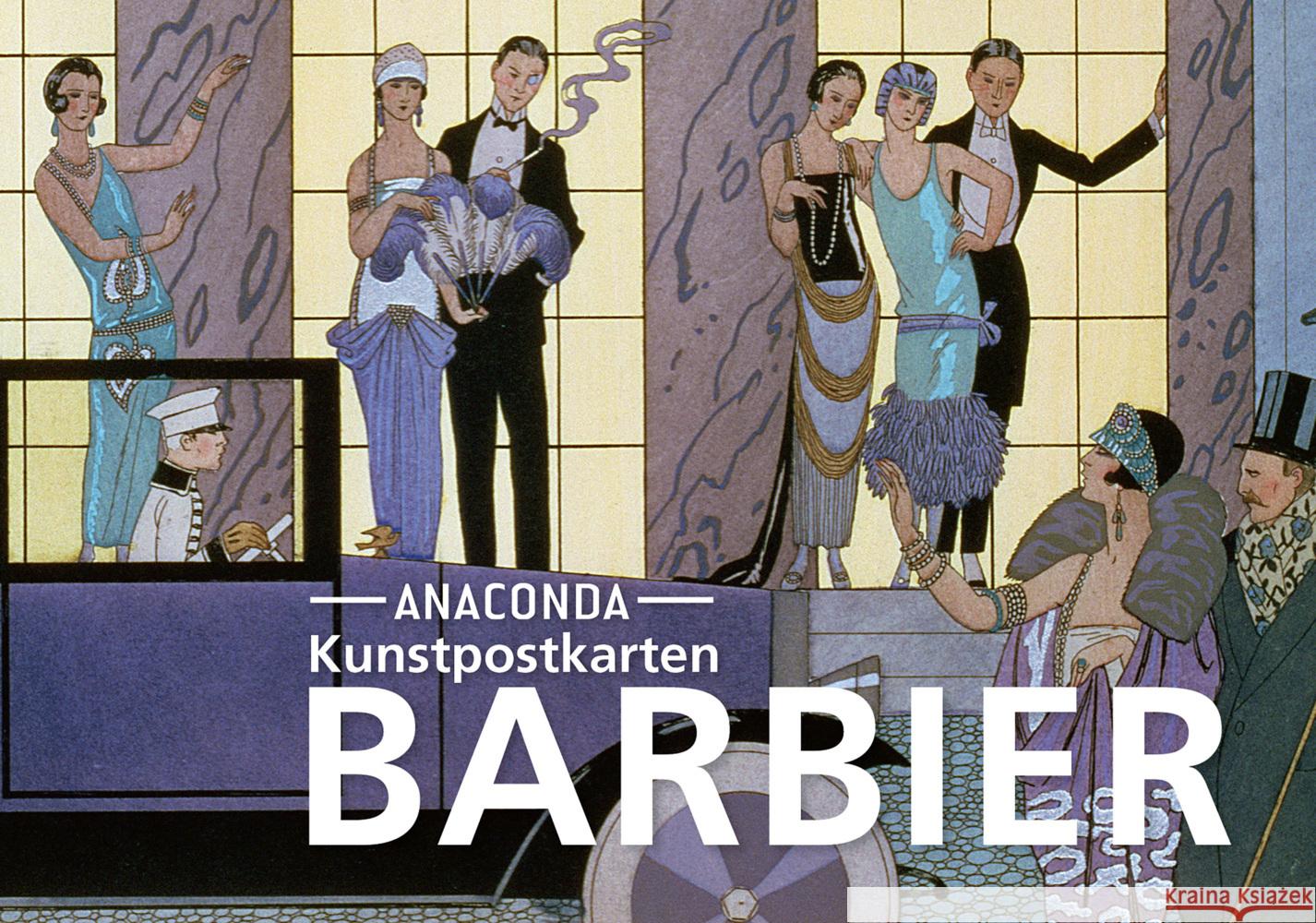 Postkarten-Set George Barbier  9783730615737 Anaconda - książka