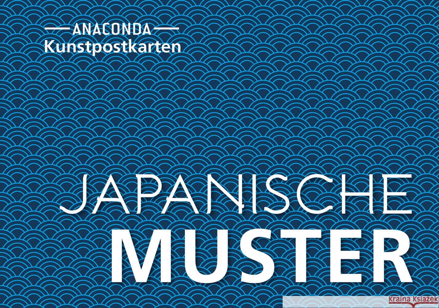 Postkarten-Set Japanische Muster  9783730615720 Anaconda - książka