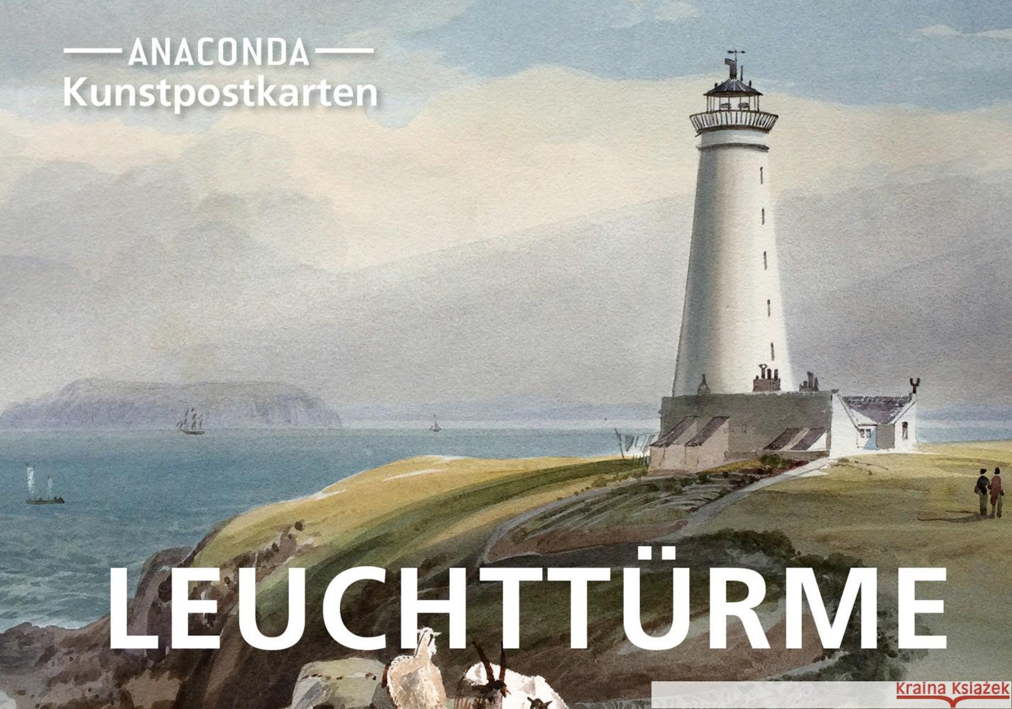Postkarten-Set Leuchttürme  9783730612019 Anaconda - książka