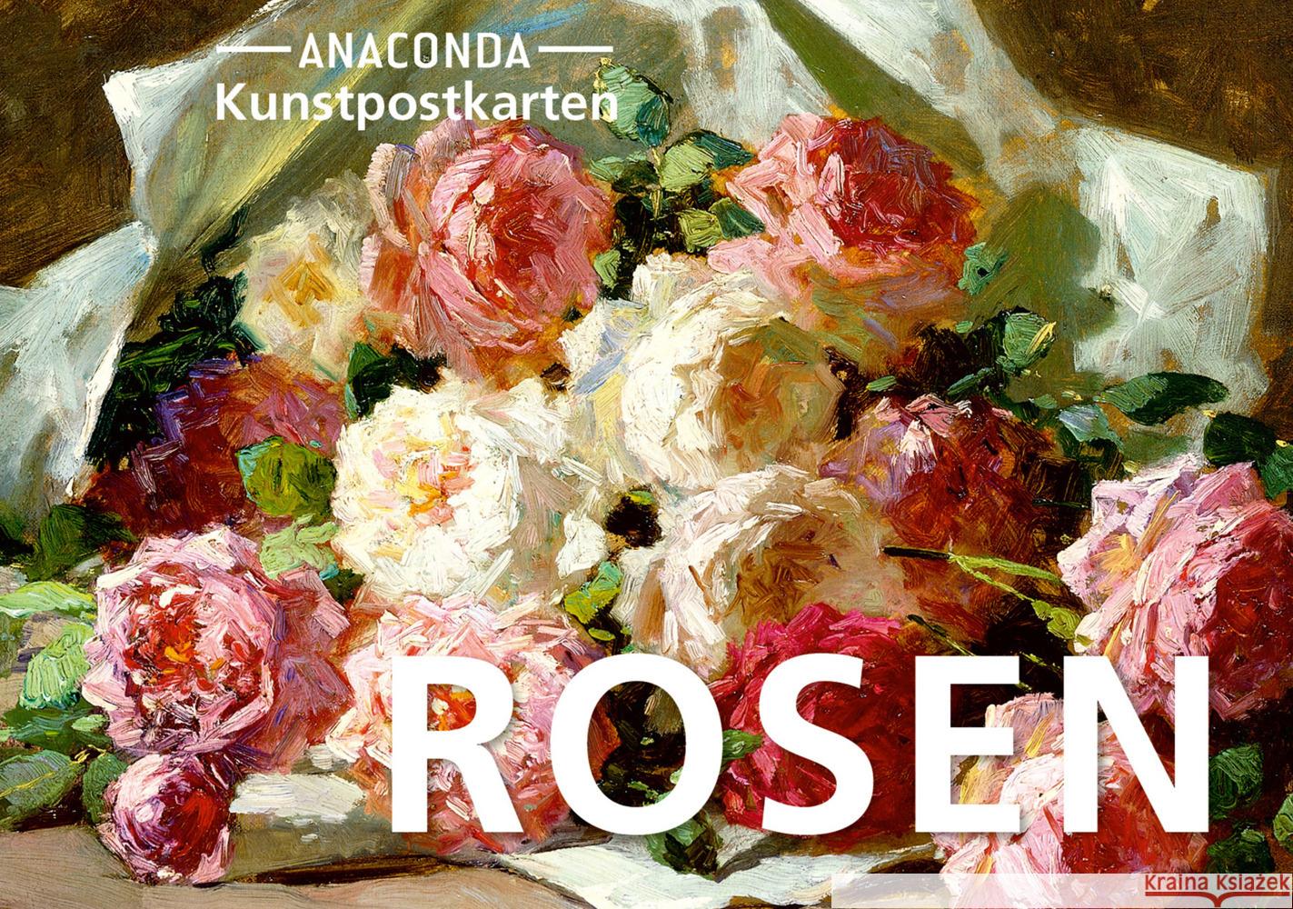 Postkarten-Set Rosen  9783730612293 Anaconda - książka