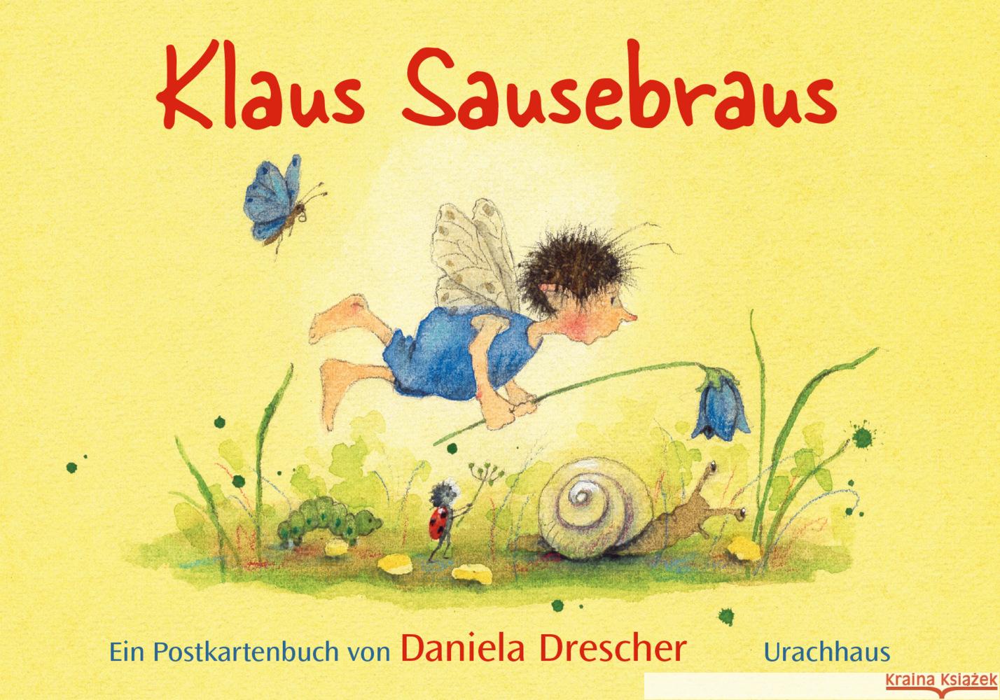 Postkartenbuch »Klaus Sausebraus« Drescher, Daniela 9783825153588 Urachhaus - książka