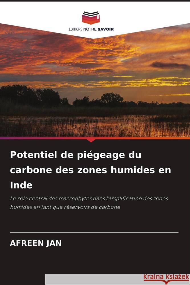 Potentiel de piégeage du carbone des zones humides en Inde JAN, AFREEN 9786205031902 Editions Notre Savoir - książka