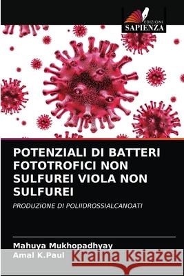 Potenziali Di Batteri Fototrofici Non Sulfurei Viola Non Sulfurei Mahuya Mukhopadhyay Amal K 9786202882682 Edizioni Sapienza - książka