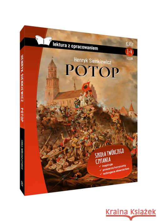 Potop z opracowaniem TW SBM Sienkiewicz Henryk 9788366325616 SBM - książka