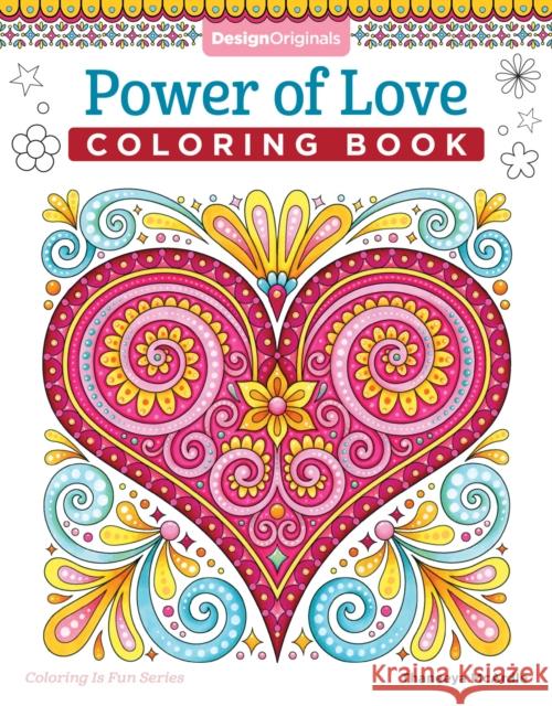 Power of Love Coloring Book Thaneeya McArdle 9781497203204 Design Originals - książka