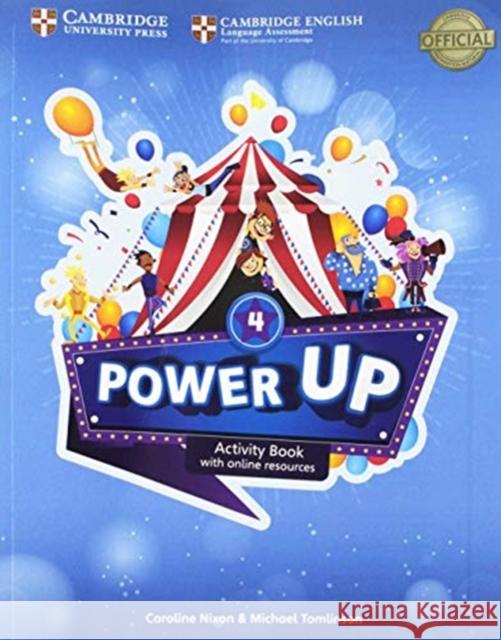 Power Up Level 4 Activity Book with Online Resources and Home Booklet Nixon Caroline Tomlinson Michael 9781108430142 Cambridge University Press - książka