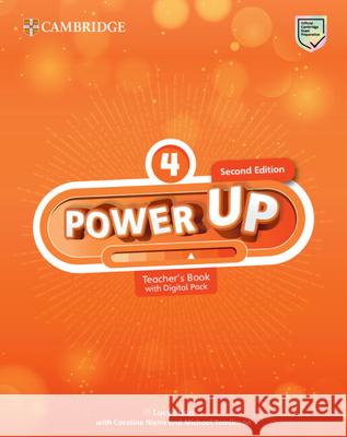 Power Up Level 4 Teacher's Book with Digital Pack Lucy Frino Caroline Nixon Michael Tomlinson 9781009810197 Cambridge University Press and Assessment - książka