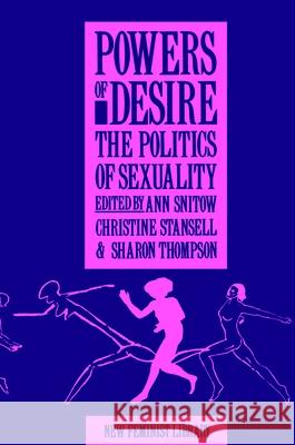 Powers of Desire Snitow, Ann 9780853456100 Monthly Review Press - książka