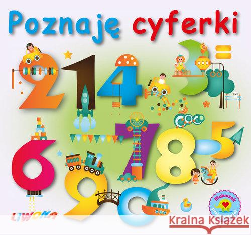 Poznaję cyferki Sokolnicka Sylwia 9788375704228 Liwona - książka