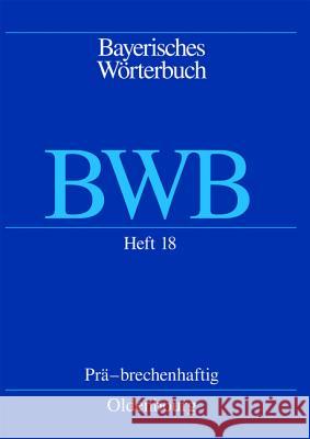 Prä - brechenhaftig Bayerische Akademie Der Wissenschaften 9783486747119 Oldenbourg Wissenschaftsverlag - książka