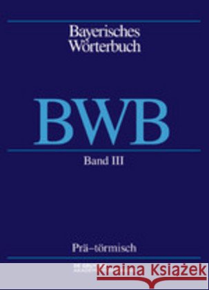 Prä - törmisch Bayerische Akademie der Wissenschaften 9783110669848 De Gruyter (JL) - książka