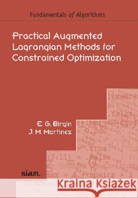 Practical Augmented Lagrangian Methods for Constrained Optimization E. G. Birgin Ernesto G. Birgin Jose Mario Martinez 9781611973358 Society for Industrial and Applied Mathematic - książka