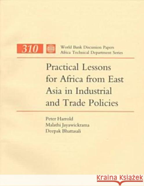Practical Lessons for Africa from East Asia in Industrial and Trade Policies Peter Harrold Malathi Jayawickrama 9780821334843 WORLD BANK PUBLICATIONS - książka
