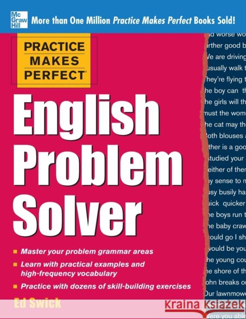 Practice Makes Perfect English Problem Solver: With 110 Exercises Swick, Ed 9780071791243  - książka