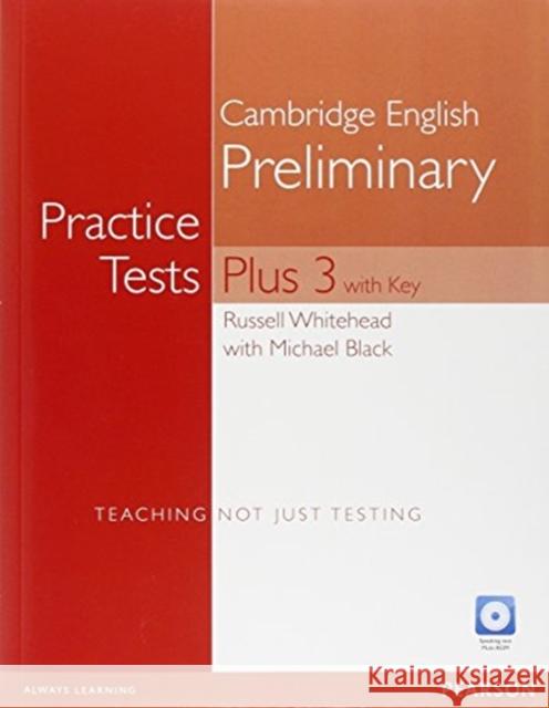 Practice Tests Plus PET 3 with Key and Multi-ROM/Audio CD Pack Whitehead, Russell 9781292159577 Longman - książka
