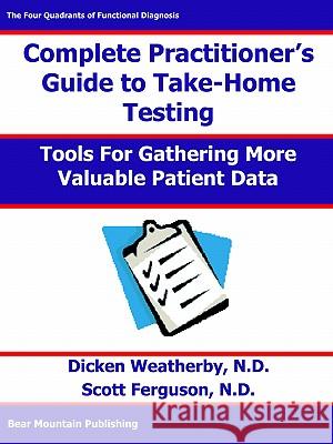 Practitioner's Guide to Take-Home Testing Weatherby, Richard 9780976136774 Weatherby & Associates, LLC - książka