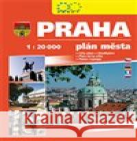 Praha plán města 2017 - 1:20 000  9788072334452 Žaket - książka