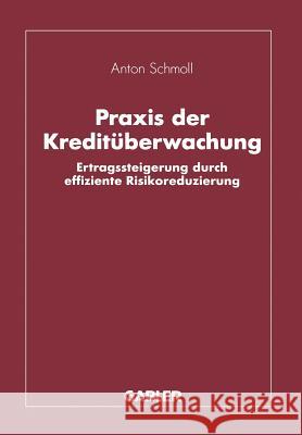 Praxis Der Kreditüberwachung: Ertragssteigerung Durch Effiziente Risikoreduzierung Schmoll, Anton 9783322870575 Gabler Verlag - książka