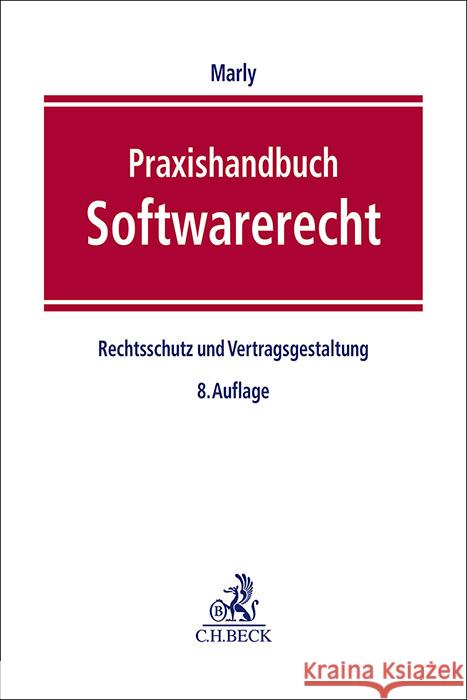 Praxishandbuch Softwarerecht Marly, Jochen 9783406805240 Beck Juristischer Verlag - książka