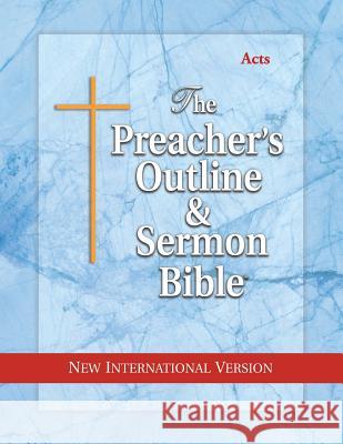 Preacher's Outline & Sermon Bible-NIV-Acts Leadership Ministries Worldwide 9781574070811 Leadership Ministries Worldwide - książka
