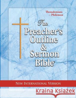 Preacher's Outline & Sermon Bible-NIV-Thessalonians-Philemon Leadership Ministries Worldwide 9781574070859 Leadership Ministries Worldwide - książka