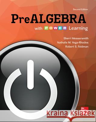 Prealgebra with P.O.W.E.R. Learning Sherri Messersmith Lawrence Perez Robert S. Feldman 9781259610295 McGraw-Hill Education - książka