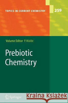 Prebiotic Chemistry: From Simple Amphiphiles to Protocell Models Walde, Peter 9783642066146 Springer - książka