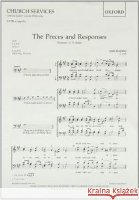 Preces and Responses  9780193516373 Oxford University Press - książka
