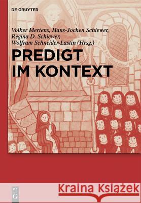 Predigt im Kontext Mertens, Volker 9783484640160 Max Niemeyer Verlag - książka