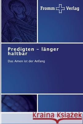 Predigten - länger haltbar Kleppe, Eckhard 9783841601636 Fromm Verlag - książka